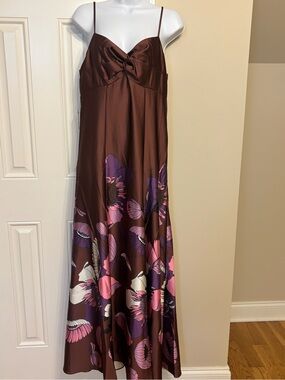 NWT Express Satin Maxi Dress